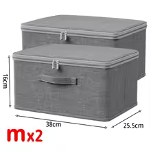 Foldable Storage Boxes with Lid for Clothes & Accessories